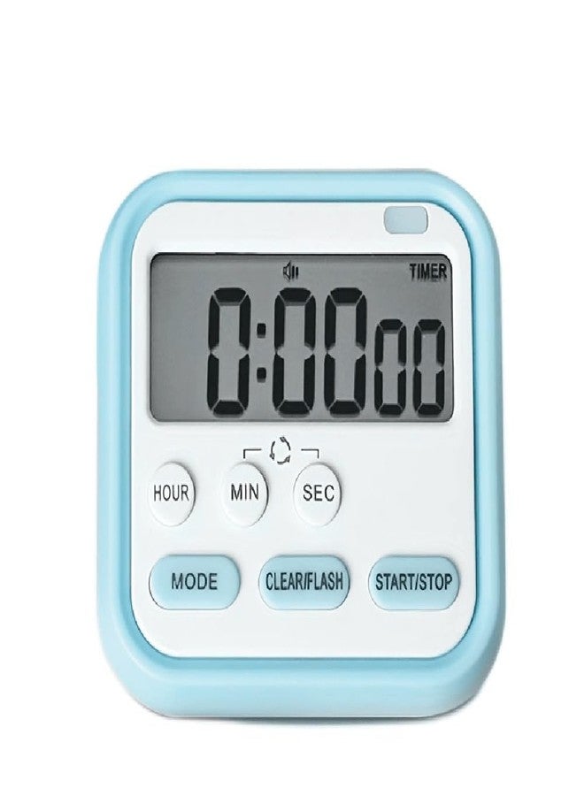 Sugalsu Multi-Function Electronic Timer, Learning Management, Suitable for Kitchen, Study, Work, Exercise Training, Outdoor Activities(Blue, Pack of 1) - Image 1